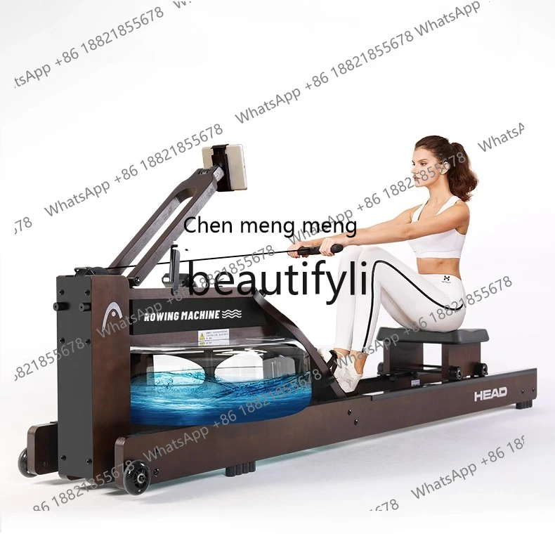 Máquina de remo Control hidráulico inteligente Doble resistencia Equipo de gimnasio en casa plegable Ejercicio aeróbico interior