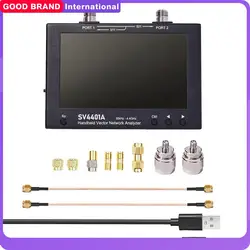 SV4401A 7-calowy wektorowy analizator sieci IPS Touch LCD 50KHz ~4.4GHz HF VHF UHF Analizator antenowy 100DB Dynamic VNA Wersja angielska