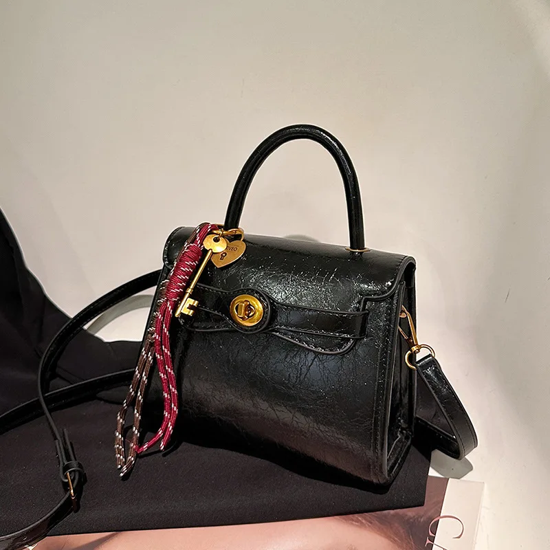 

Осень-зима 202, квадратная женская сумка, роскошная сумка через плечо с верхней ручкой, минималистичная сумка через плечо для ежедневного использования