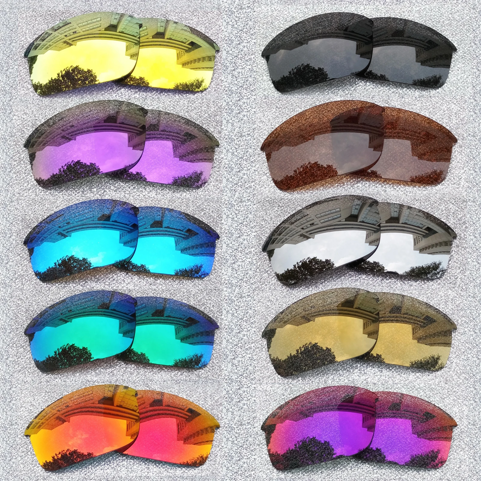 

HDTAC Polarized Replacement Lenses For-Oakley Bottlecap Sunglasses Multicolor Options