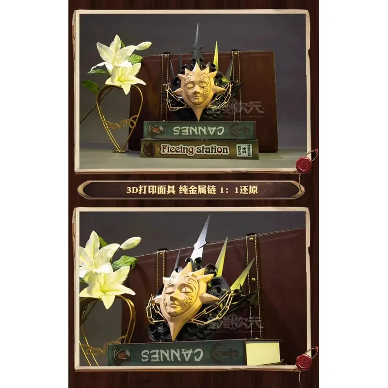 أنيمي لعبة الهوية الخامس تأثيري ساعة ليلة تأثيري حلي Morningstar Ithaqua تأثيري الرجال زي شعر مستعار أحذية لجميع القديسين