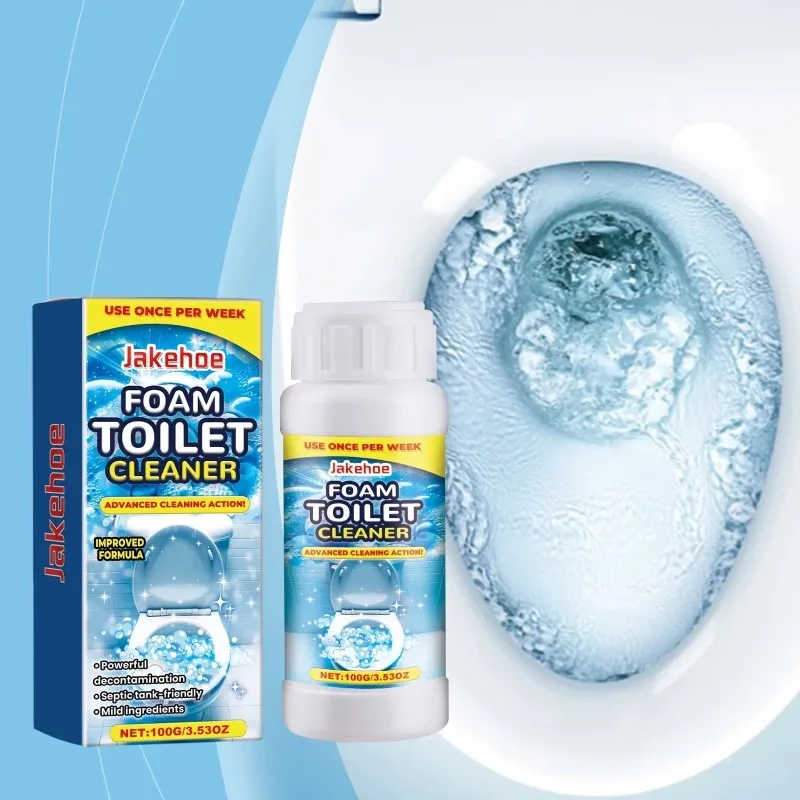Foam Toilet Cleaner Deep Cleaning Strong Decontamination And Odor Removal Suitable For Squat Pits Urinals Toilet Tanks