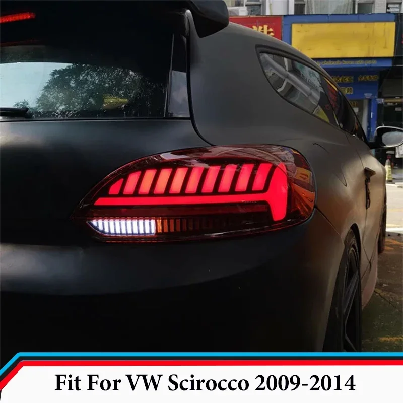 

Задний фонарь в сборе, подходит для Volkswagen Scirocco 2009 2010 2011-2014, модифицированный светодиодный Matrix, ходовой тормоз, обратный поворотный сигнал