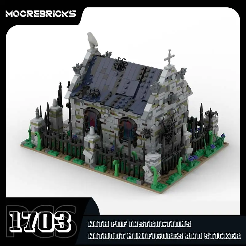 Magische Serie The Ancient Crypt Model Technology Bricks MOC- 171141   Architektur Landschaft Bausteine Kinder Weihnachtsspielzeug