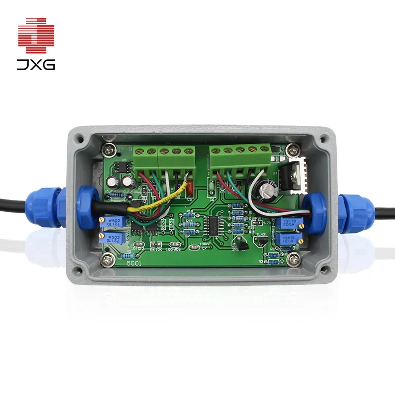 4-20ma/0-5V/0-10v Pressure Weighing Sensor Transmitter Signal Amplifier Load Cell Indicator