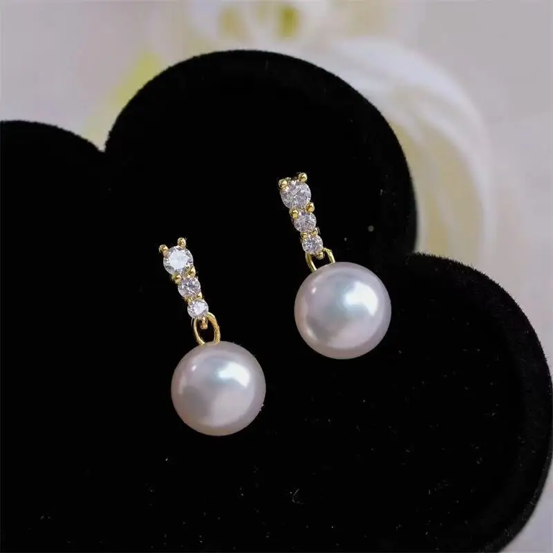 New Product Special Price Natural 6-7mm Pearl Earrings Small and Exquisite Versatile Style