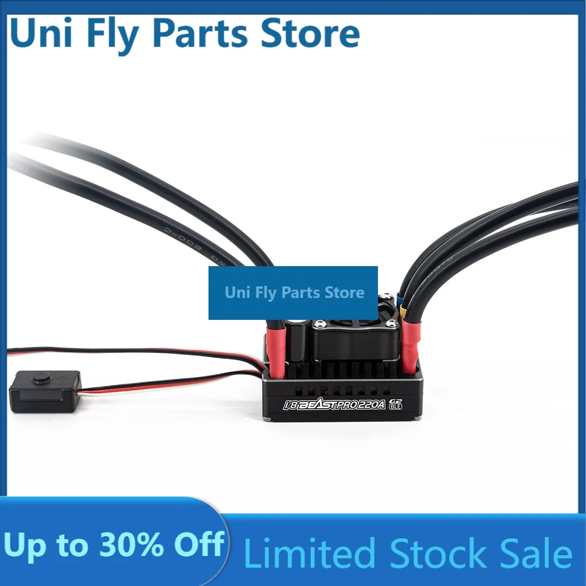 UniFlyZTW Beast PRO 220A ESC G2 Turbo 6V/7.4V BEC 8A Programming By Mobile App For 1/8th RC Racing Car Off-Road On-Road Truggy