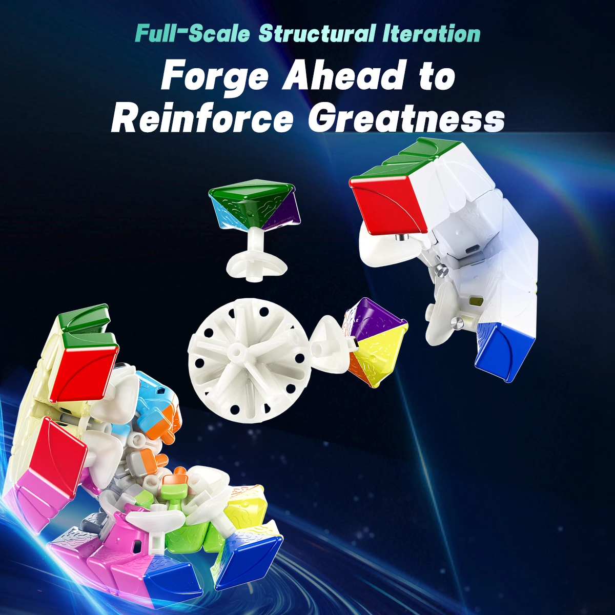 Yj Yongjun Magnetic Levitation Tiger Five Magic Cube V3 Speed Competition Cube Puzzle Toy Gift Professional Shaped Magic Cube