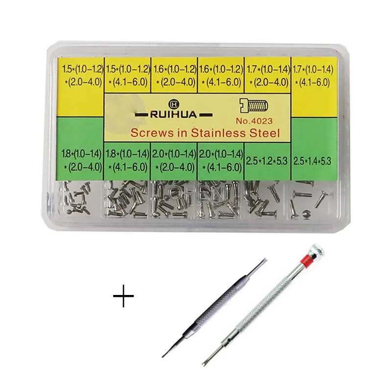 

Винт 1,5 мм-2,5 мм, аксессуары для часов для ремешка Hu, винты, отвертка, H-образный винт, инструмент для ремонта часов