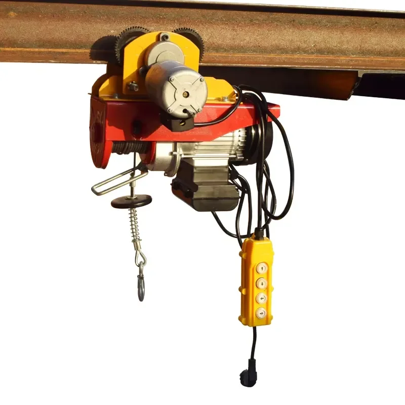 New Arrival Mini Electric Wire Rope Hoist Trolley Crane Electric Hoist 200 kg 500 kg 1000 kg with Electric Hoist Lifting - view 4