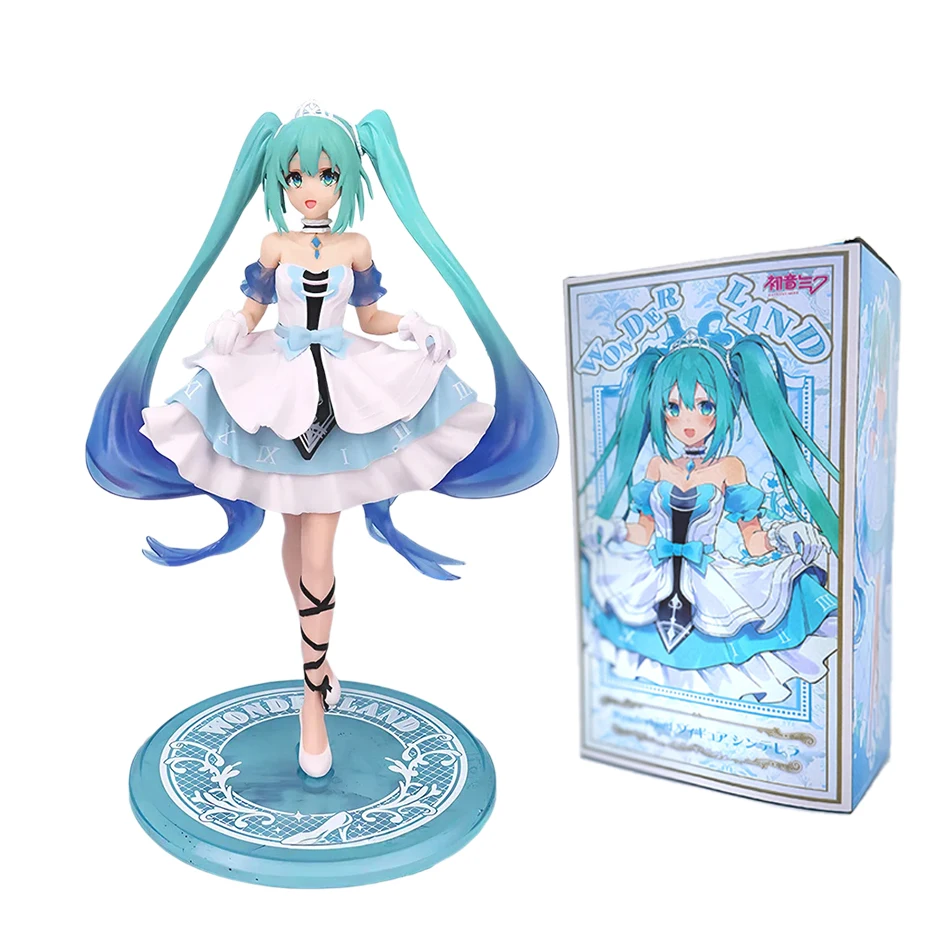 Anime Hatsune Miku doll model cartoon cute Kawaii Toys decoration suitable for car dashboard decoration cute holiday gift image 3