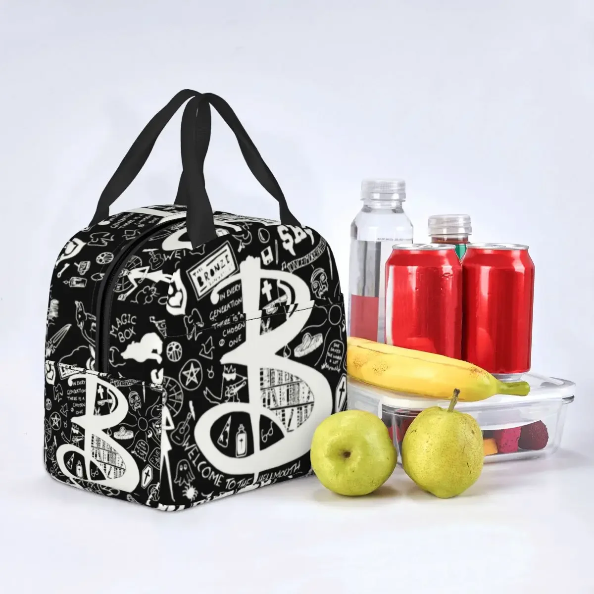 Buffy The Vampire Slayer Insulated Lunch Bag for School Office Horror Drama TV Waterproof Cooler Thermal Bento Box Women Kids