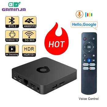 GAMINJA Q1 Android Set Top Box Smart ATV Box Android 10 Allwinner H313 2GB 16GB Dual 2G 5G Wifi BT5.2 4K Media Player