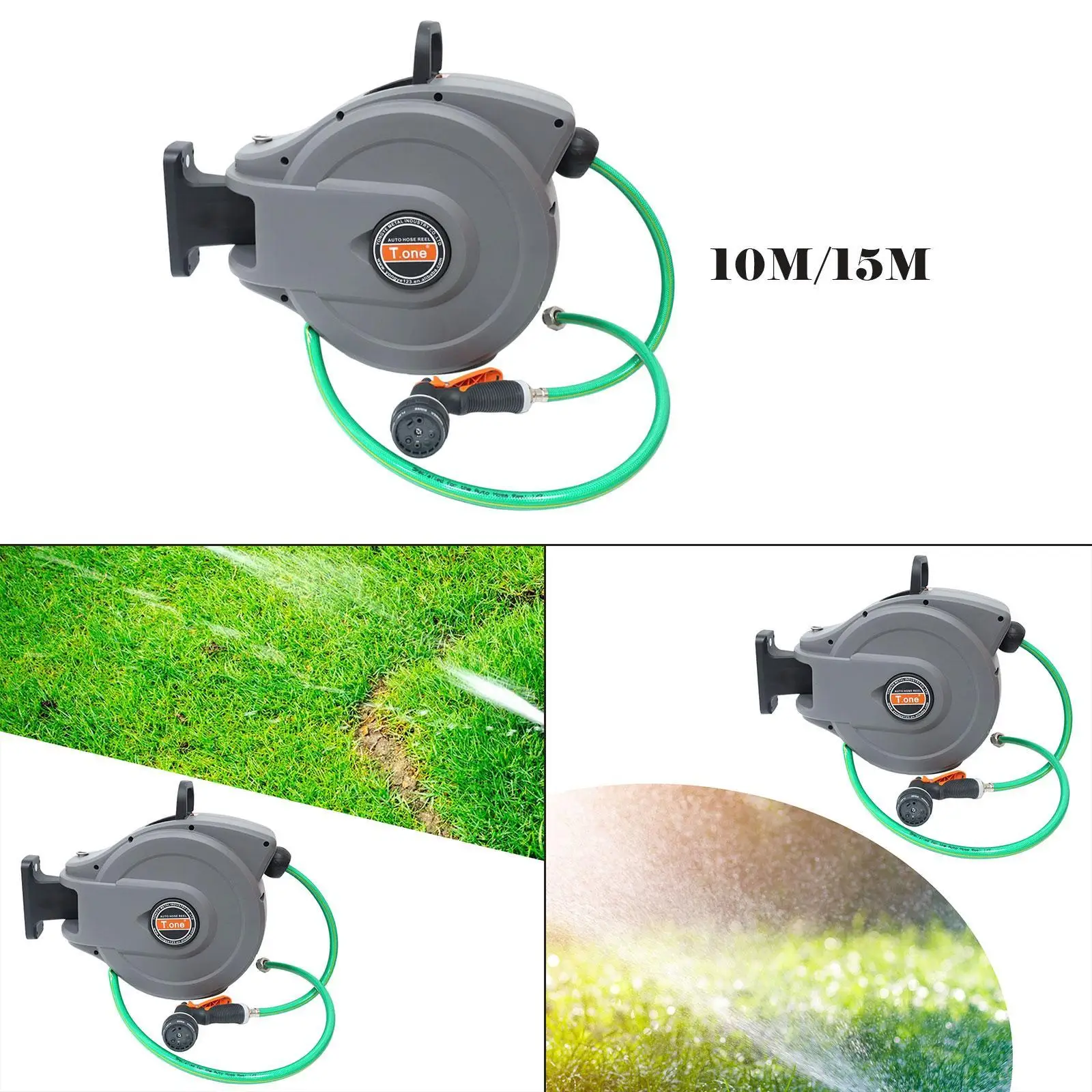 

Автоматическая выдвижная катушка для садового шланга, легкий универсальный инструмент для полива
