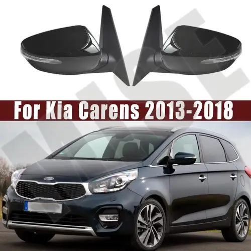 Imagen 1 del producto Montaje de espejo retrovisor de puerta exterior, accesorios de coche para Kia Carens 2013, 2014, 2015, 2016, 2017, 2018, 7/8 pines