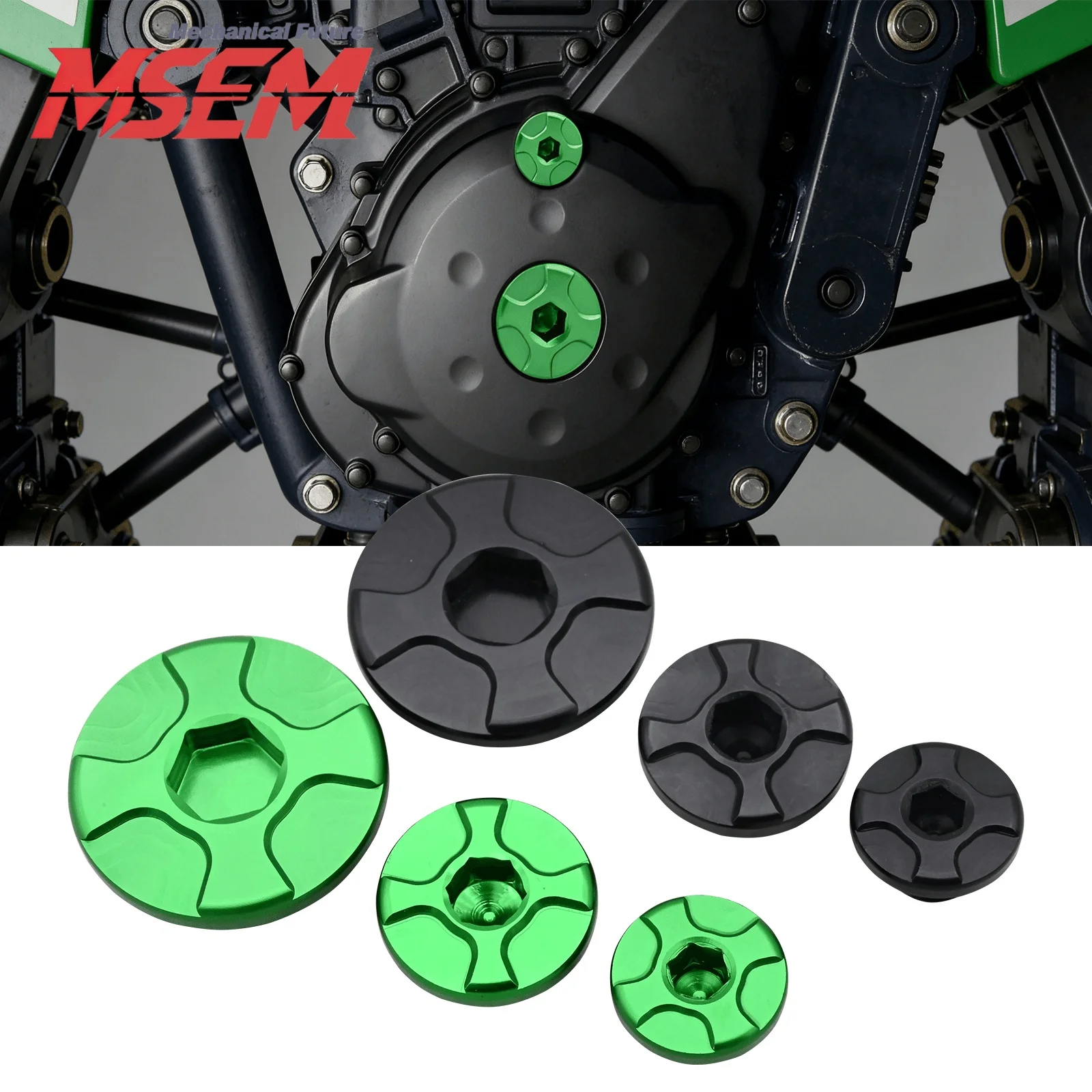 AliExpress CCXTMT Motorcycle CNC Engine Timing Cover Crankcase Cap Oil Filler Plug For Kawasaki KX250 KX450 KX250F KX450F KLX450R Dirt Bike Parts