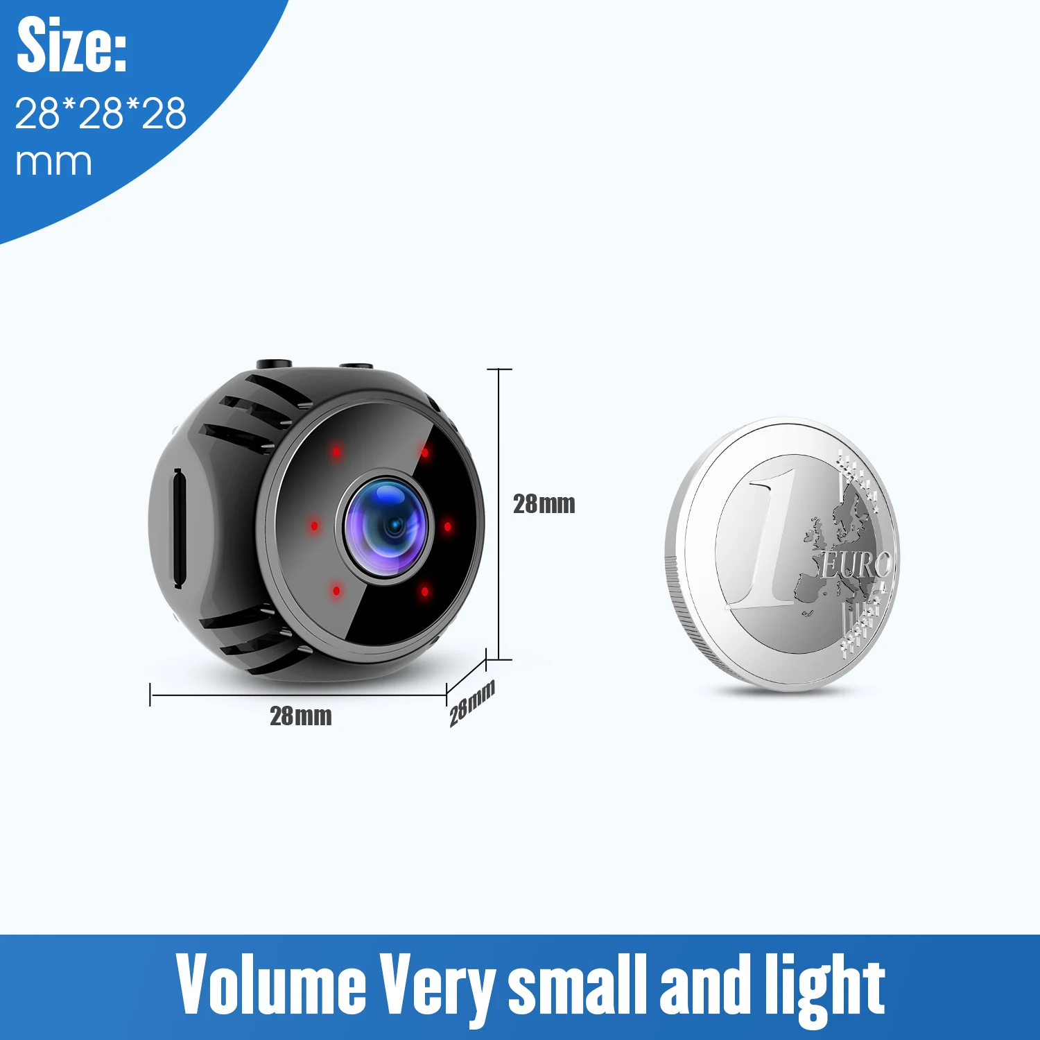 1080P HD Mini Camera Wifi IP Smart Home Indoor Night Vision AI Human Camcorder Audio Video Wireless Security Surveillance Camera