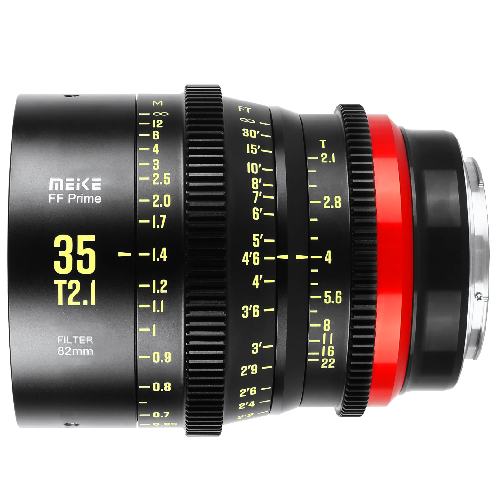 Meike Prime 35mm T2.1 Cine Lens for Full Frame Cinema Camera Systems,such as Canon C700 C500II,Sony VENICE,Sony FX3 FX6,FX9