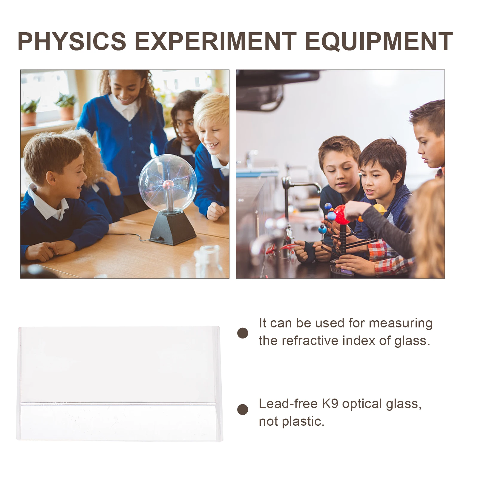 

Prism Physics Education Tool Glass Triangular Experiment Crystal Prisms Optical