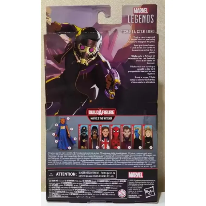 

Оригинальная коллекционная фигурка Hasbro Marvel Legends Series WHAT IF T'CHALLA STAR-LORD, модель аниме-персонажа