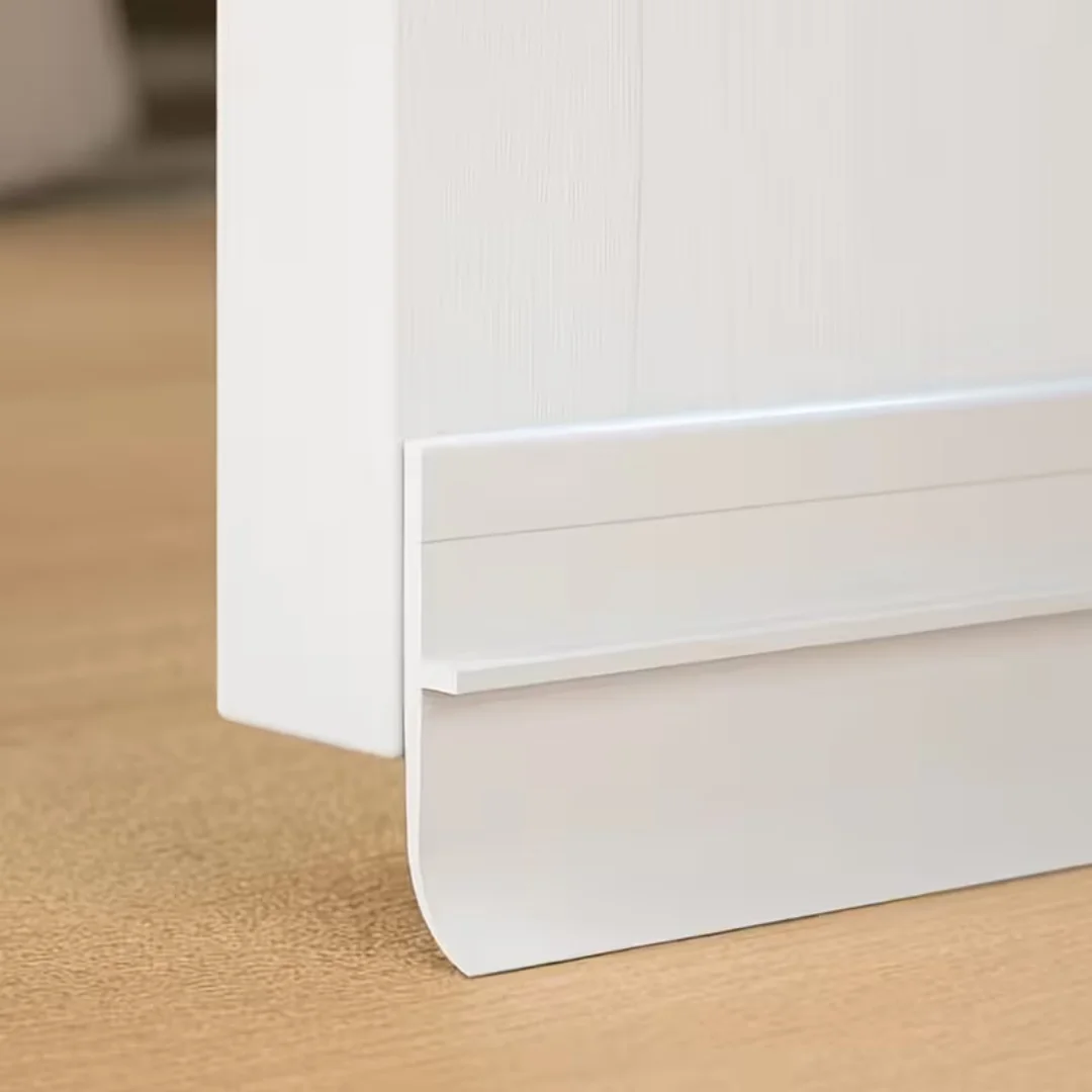 

1PC New PVC Door Seal Strip Anti Collision Soundproof Weatherstrip Self Adhesive Flexible Door Draft Stopper Window