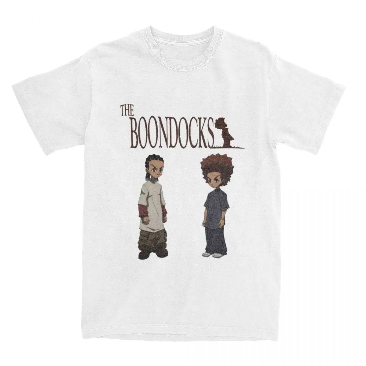 Men Women Boondocks Riley Huey Freeman T Shirt Stuff 100% Cotton Clothes Vintage Short Sleeve Tee Graphic Printing T-Shirt