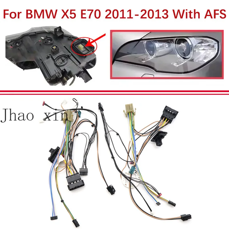 Internal Plug Circuit Assembly For BMW X5 E70 Wiring Harness Connector Component 2011-2013 with AFS Car Headlight Wiring Harness