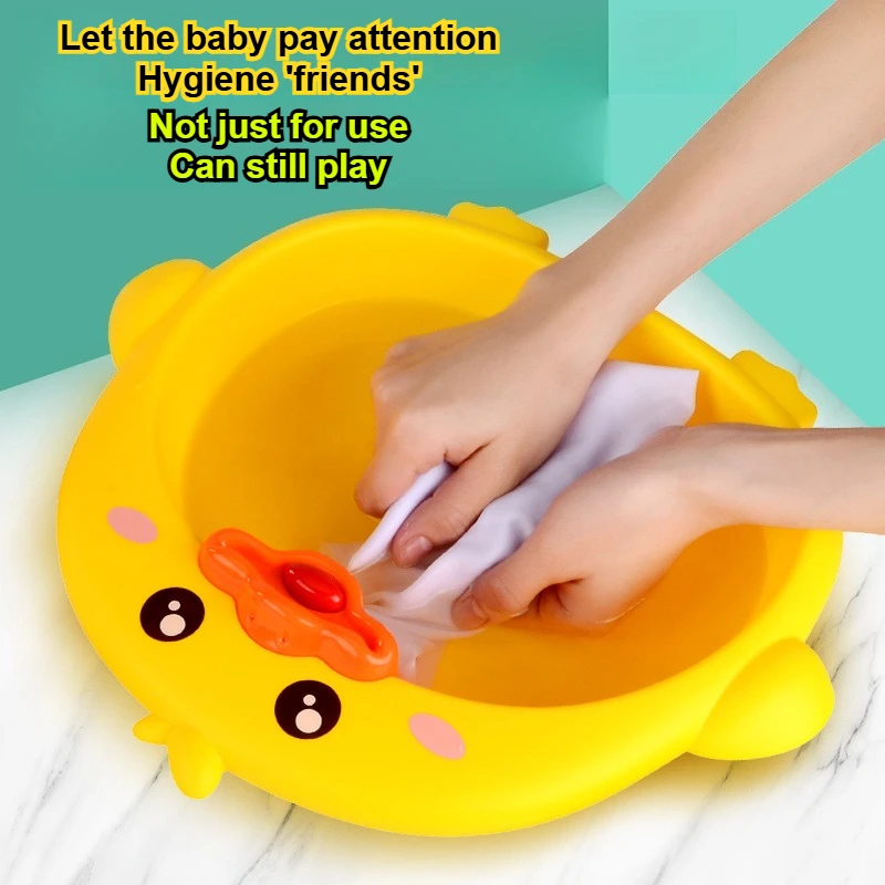 Lavabo para bebé, lavabo de juego de agua para bebé, juguete de Material de calidad alimentaria, juguete de pulverización de agua para ducha para niños, multifuncional, resistente a caídas