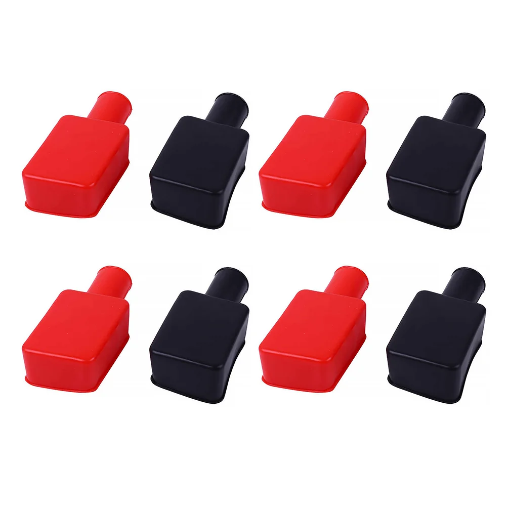 

4 Pairs Marine Batteries Protective Cover Terminal Covers Cap Cable Protector