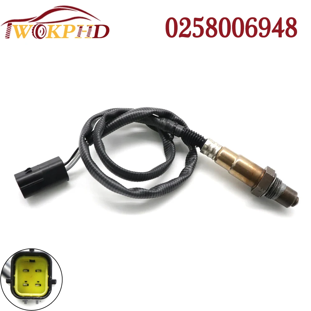 

Автомобильный новый 4-проводной 0258006948 Датчик соотношения воздуха и топлива Лямбда O2 Датчик кислорода для KIA для MAZDA 0 258 006 948