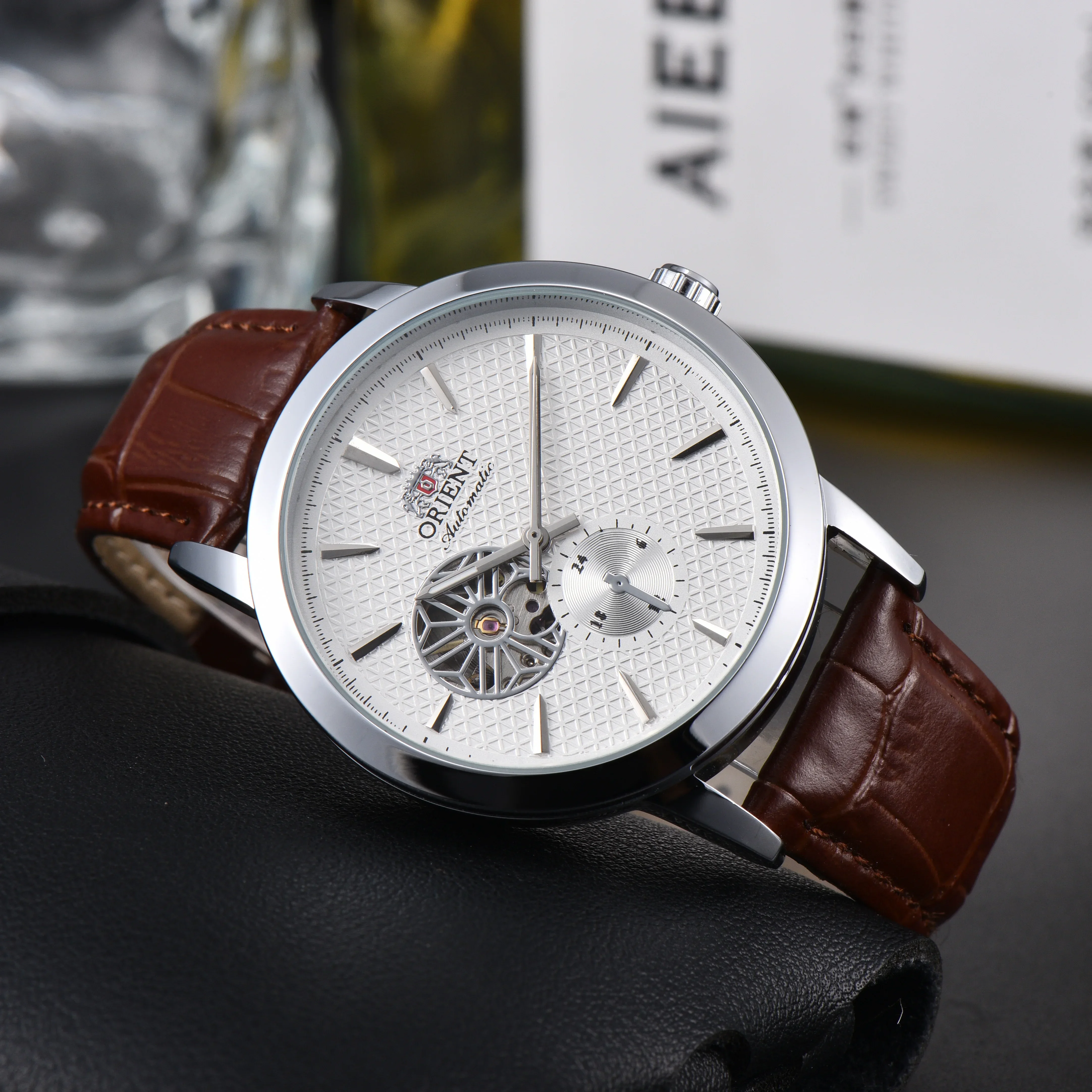 Seiko Watch Presage - DFDG Orient Mechanical Skeleton Watch: Full-Featured,
