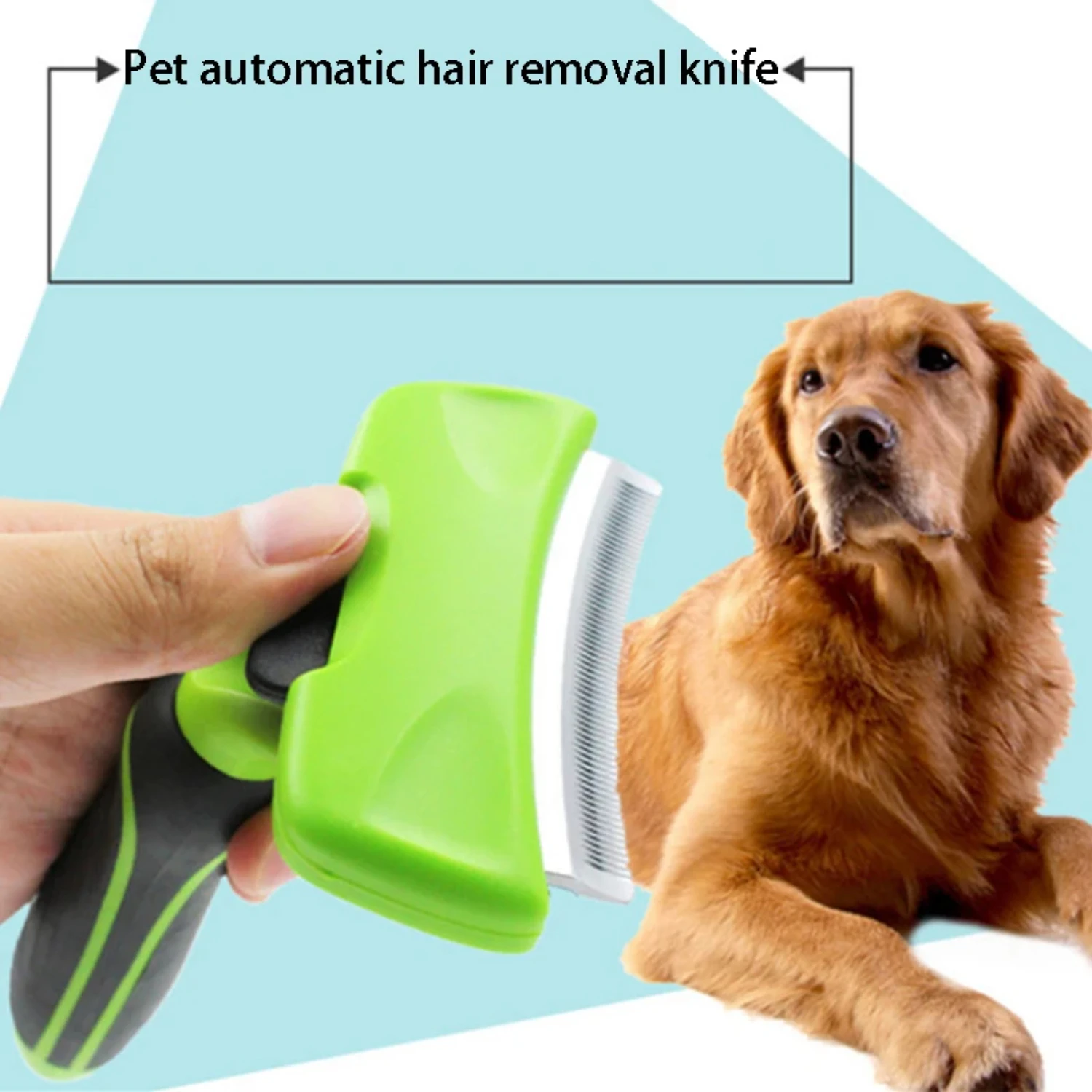 New Efficient Pet Hair Remover Comb for Cats and Dogs - Furmine Grooming Brush for Deshedding, Trimming, and Removal - Effective