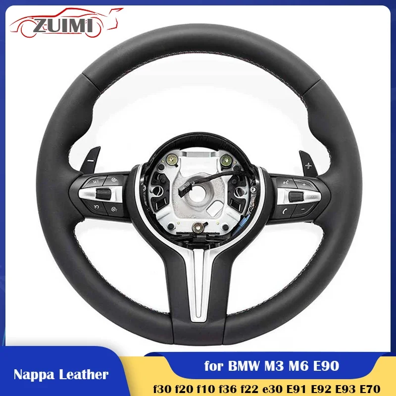 New Car Steering Wheel Full Set For BMW M3 M6 E90 E81 E82 E87 F07 F10 F20 F30 F11 F18 F06 F12 F01 F02 F03 F13 F91 F92