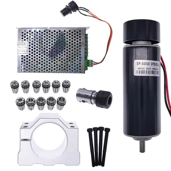 48V 500W Dc spindle kit 0~60VDC adjustable speed regulator power supply both for engraving machine & 220VAC