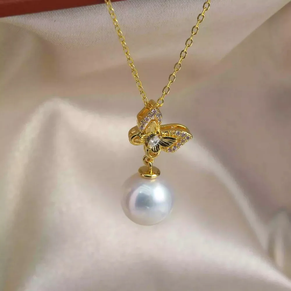 

5 шт., застежка-подвеска, соединитель с медным покрытием, 18-каратное золото, подвеска, настройки, фурнитура для ювелирных изделий, детали, фурнитура, аксессуары для подключения