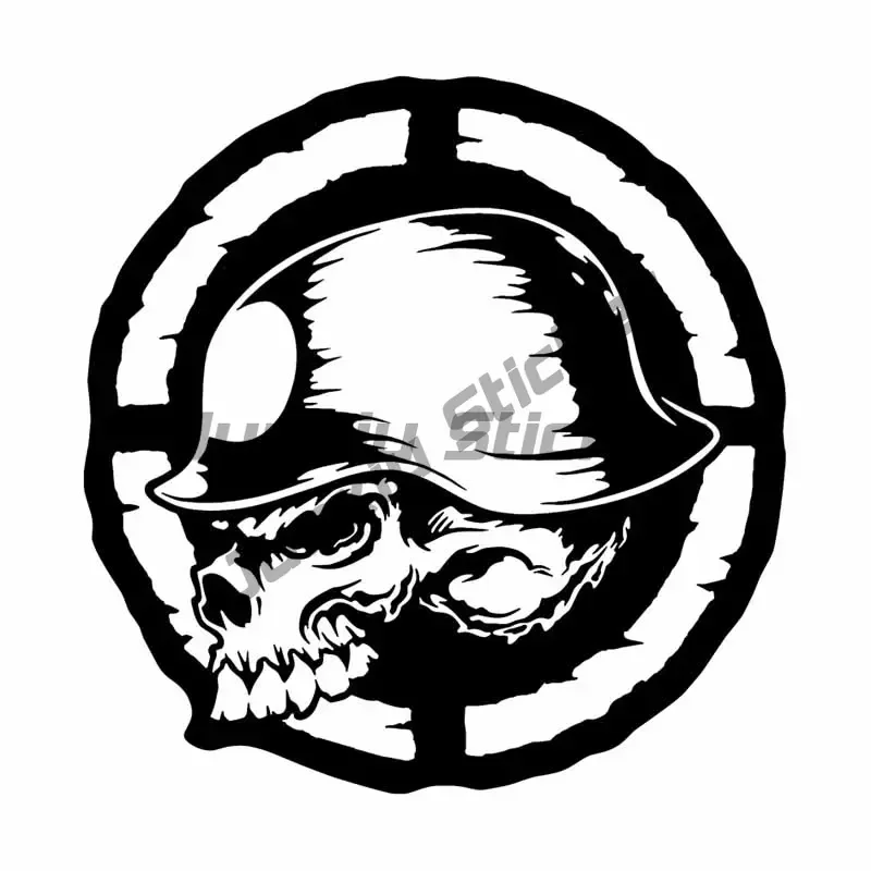 

Lovely Skull Car Stickers Motorcycle Vinyl Decals To Cover Scratches Sunscreen Waterproof