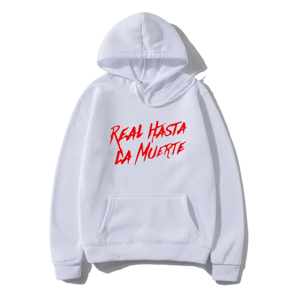 Anuel AA Printed Hoodies Sweatshirt Coat Real Hasta La Muerte casual Tracksuit Costume Men Women Clothing Anime Pullover Hoodie