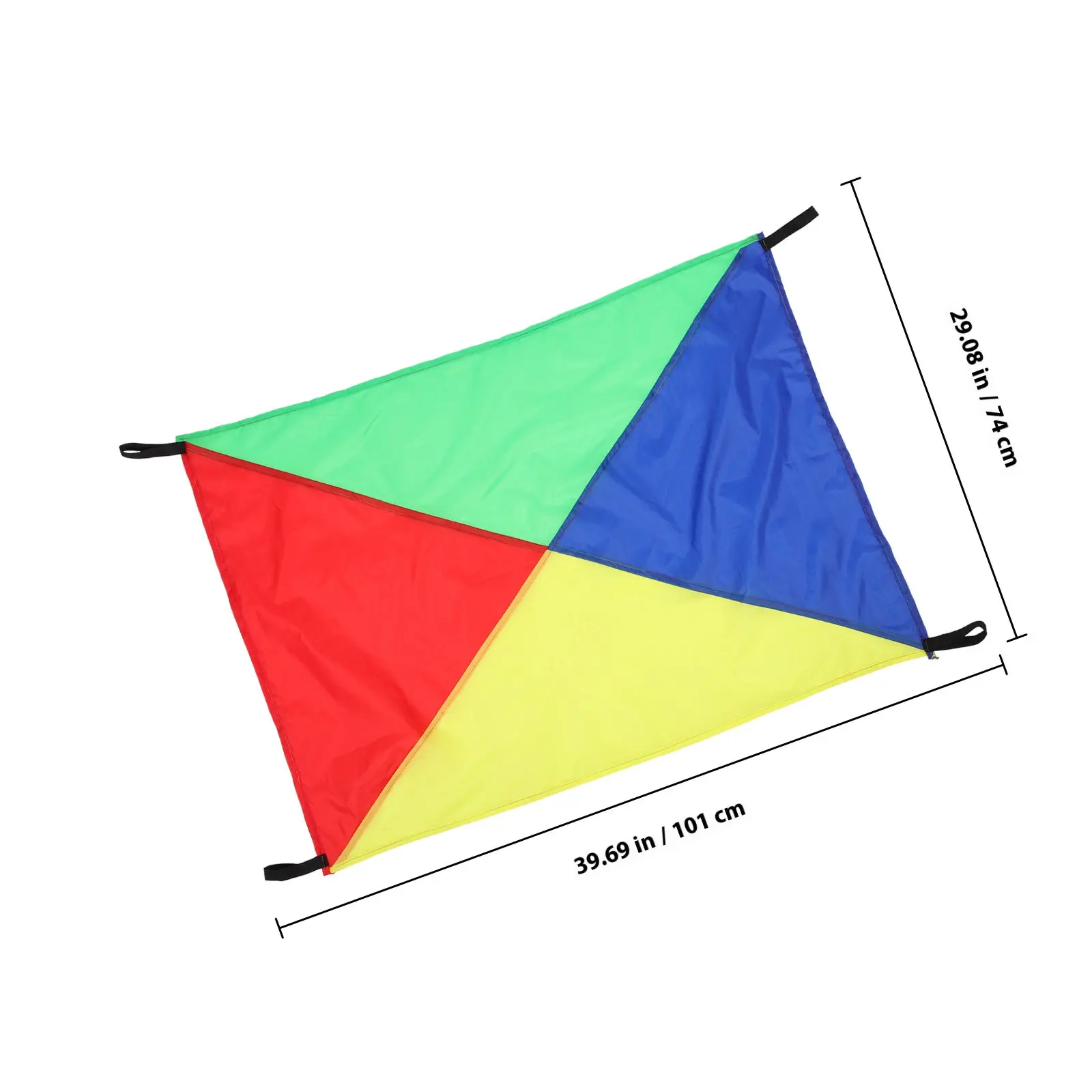 1Set Rainbow Umbrella Colorful Cloth 2 Balls Children Sensory Integration Fitness Equipment Outdoor Education Teamwork Plaything