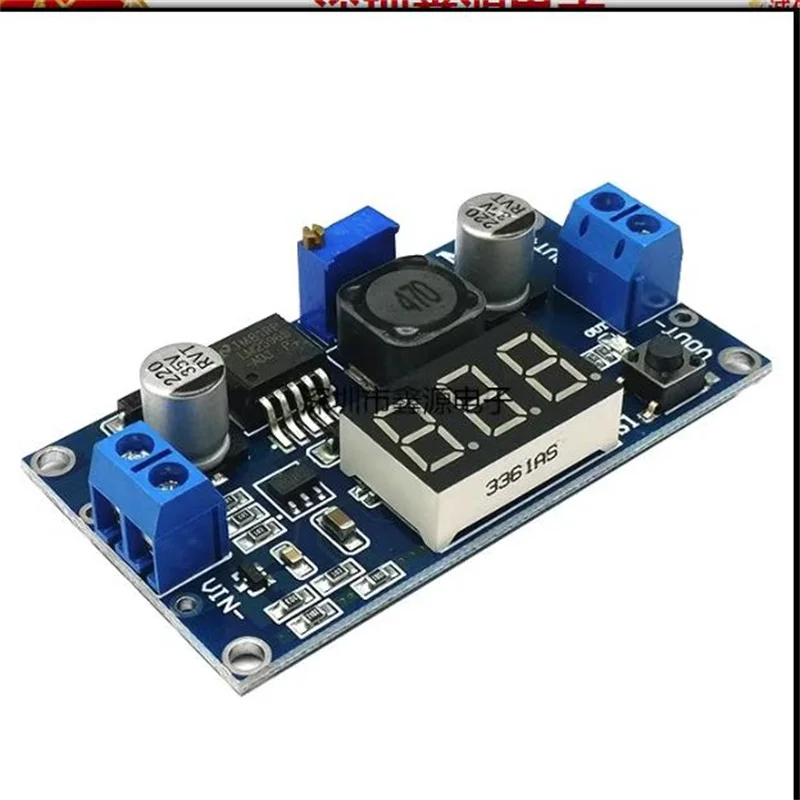 LM2596 DC-DC Adjustable Step-Down Module With Digital Display Voltmeter   Regulated PowerSupply