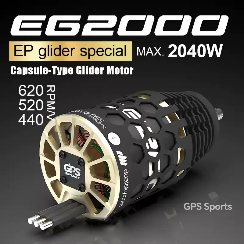 Dualsky EG2000 Capsule Type Brushless Motor 440 520 620KV For RC EP Glider GPS Sports Model Airplane