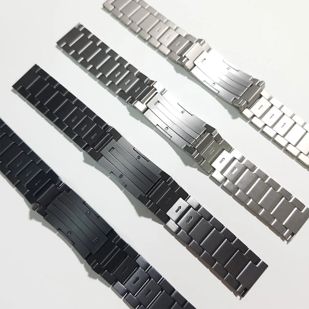 Titanium Strap for HUAWEI WATCH Ultimate,Luxury 22mm Watchband for Huawei Ultimate Smartwatch Black or Silver Business Wristband