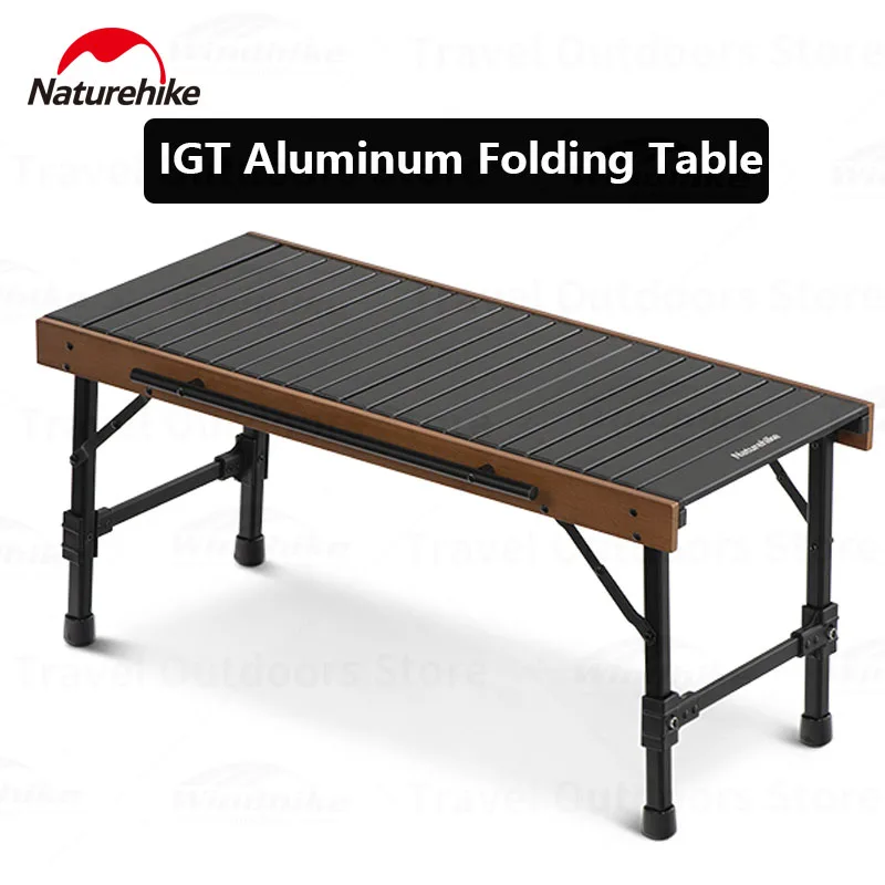 Naturehike IGT Camping Table Folding Desk Picnic Outdoor Camp equipment supplies Backpacking Fishing Removable Portable Table