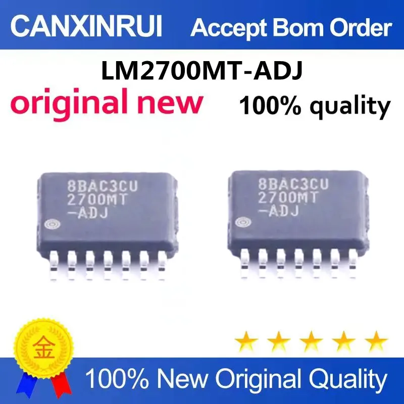 

New LM2700MT-ADJ 2700MT-ADJ LM2700MTX TSSOP14 chip can be directly shot