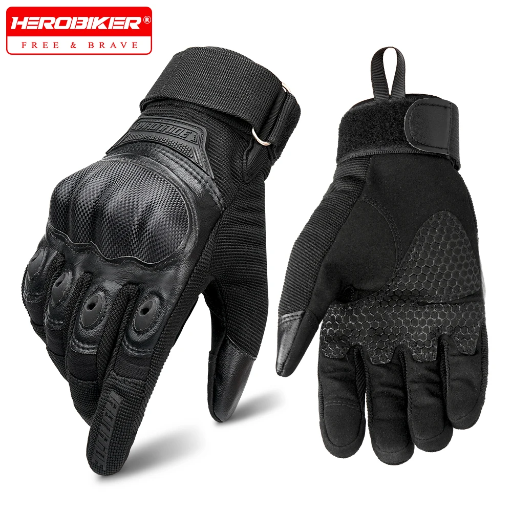 

Motorcycle Climbing Tactical Gloves Touch Screen Tactical Gloves Anti-Skid Motocross Gloves Riding Hard Knuckle Full Finger