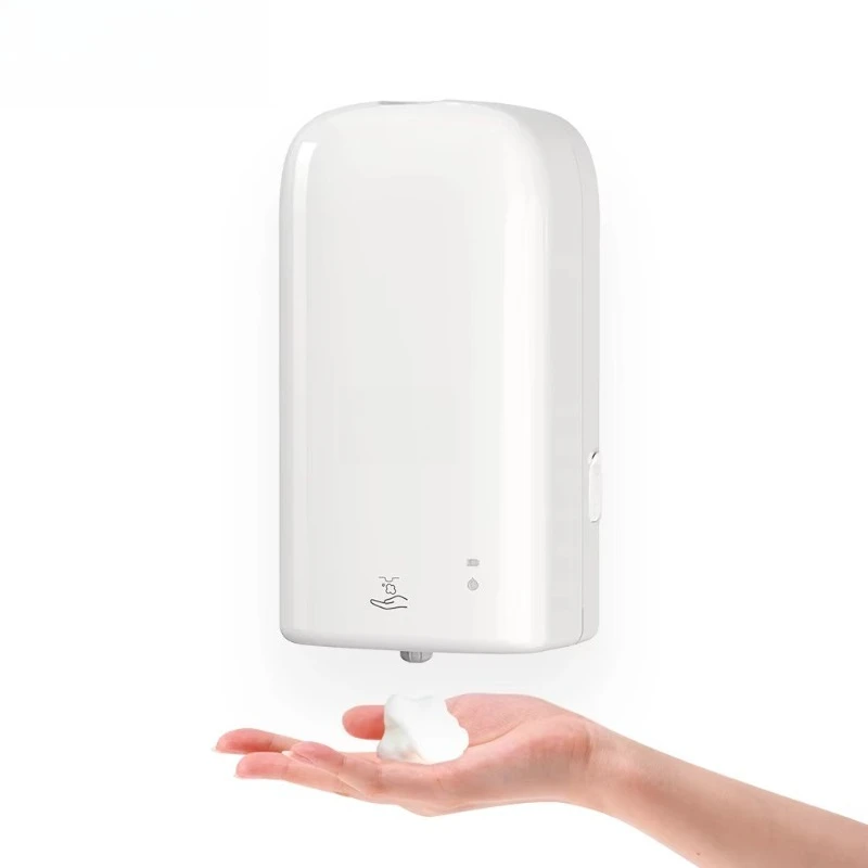

Automatic Foam Soap Dispenser Wall Mount Touchless Adjustable Auto Smart Plastic Black White Foaming Soap Dispenser