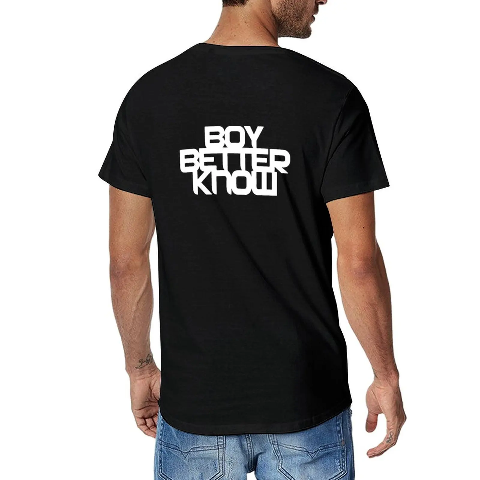 

Boy Better Know - Chest Placement (white) T-Shirt sports fans Short sleeve tee animal prinfor boys T-shirt men