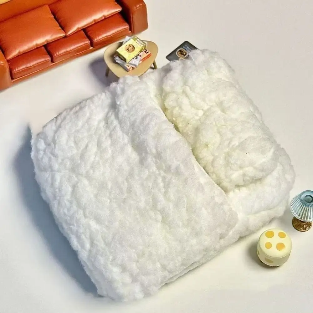 

Fashion 10cm Doll Cotton Blanket Plush Cartoon Bear Keychain DIY Doll Accessories Home Decoration Gift