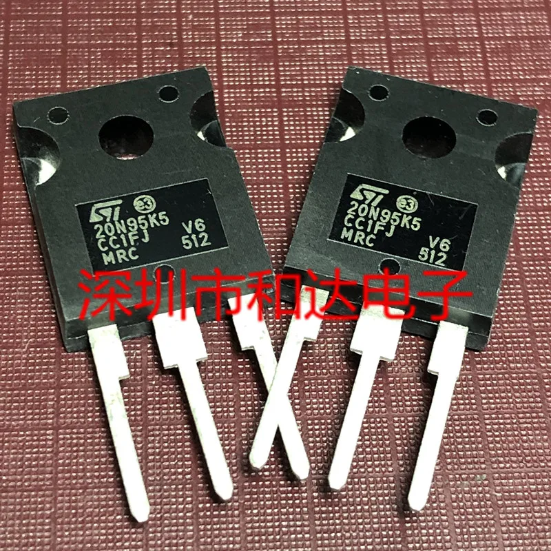 10PCS/Lot STW20N95K5 20N95K5  TO-247 950V 17.5A  New And Imported Original 100%Test In Stock