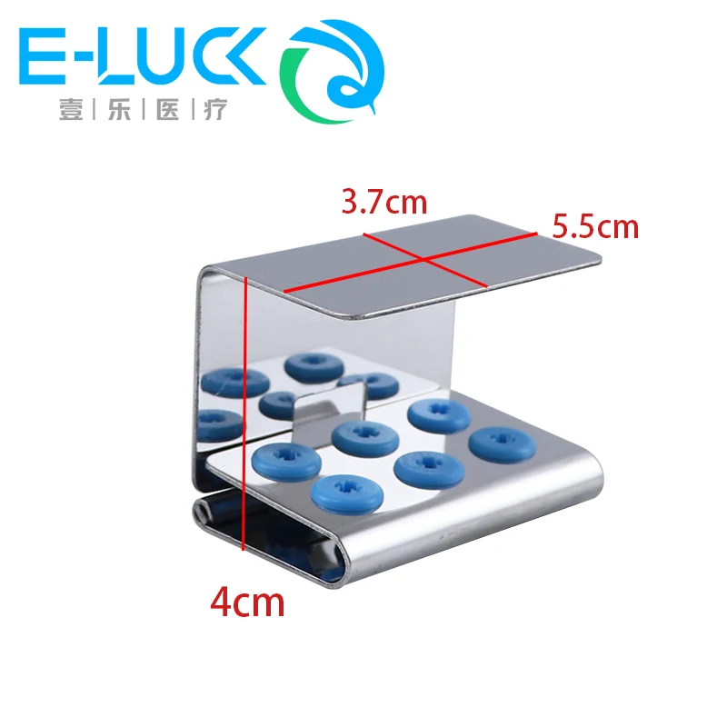 Dental Ultrasonic Scaler Tip Holder Bur Drills Holder Block Organizer Autoclave Sterilizer Case Endo File Disinfection Box