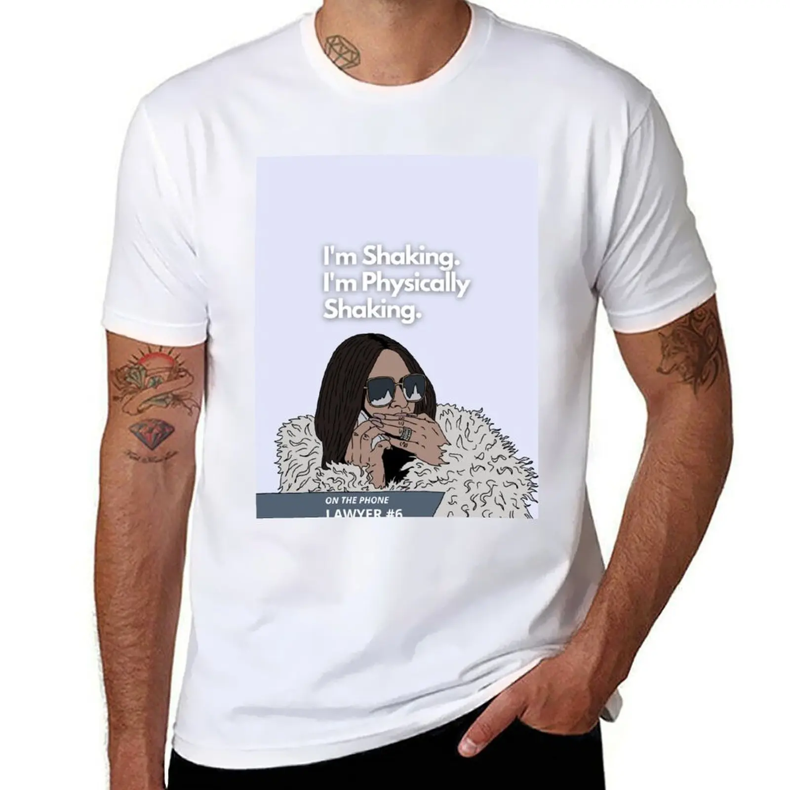 

I'm Physically Shaking - Lisa Barlow - Real Housewives of Salt Lake City - RHOSLC T-Shirt t shirt man luxury T-Shirt